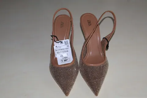 Chaussures Strass marron